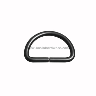 Quality Black D Shape Metal D-ring for Clothing Strap Decoration