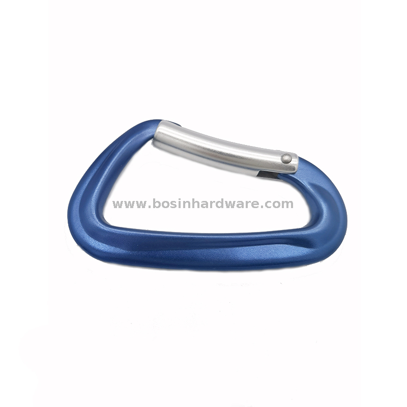 Heavy Duty D Ring Bent Gate Aluminum Carabiner