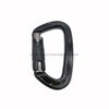 Corrosion Resistant Black Auto Twist Locking Aluminum Carabiner