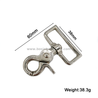38mm Large Swivel Lobster Clasp Claw Hook