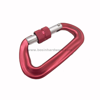 Outdoor Adventure Reliable Screw Asymmetrical Locking Carabiner