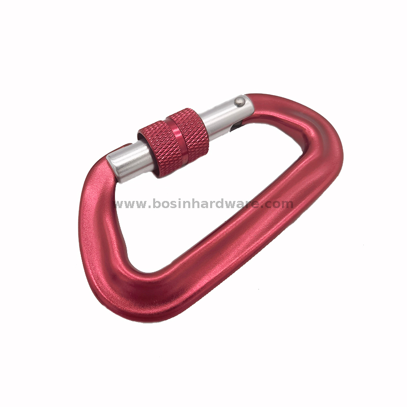 Outdoor Adventure Reliable Screw Asymmetrical Locking Carabiner