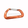  Wholesale 12KN Aluminum Spring Wire Gate Carabiner for Hiking Bag
