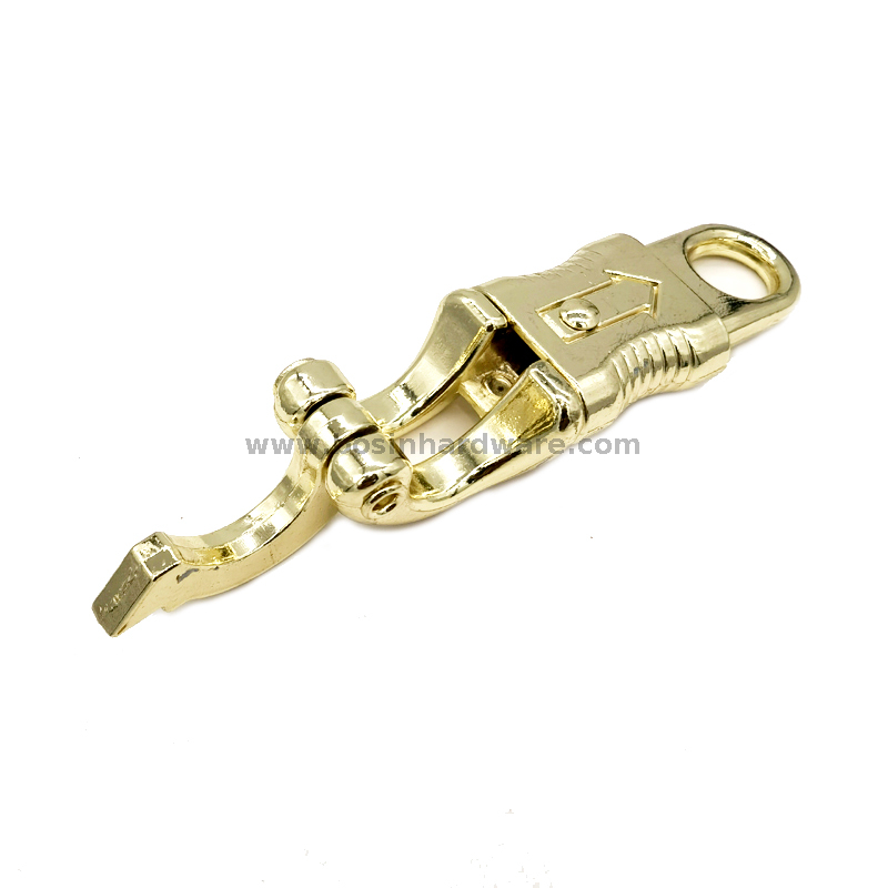 14mm Strong Gold Plated Panic Snap Hook