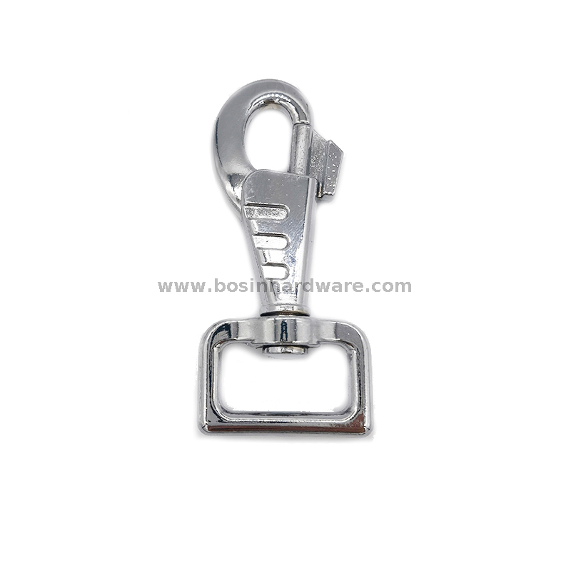 1" Spring Metal Pet Hooks with Swivel Eye 