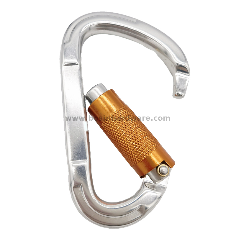 Marine Hardware Twist Gate Auto Locking Aluminum Carabiner