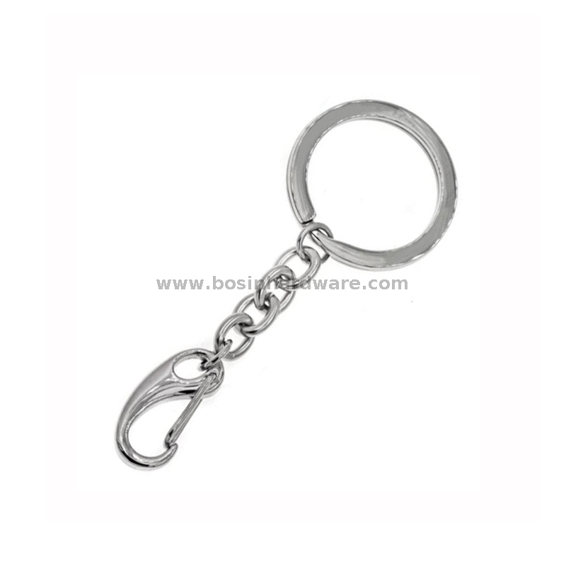  DIY Gift Mini Lobster Clasp Flat Keyring Keychain