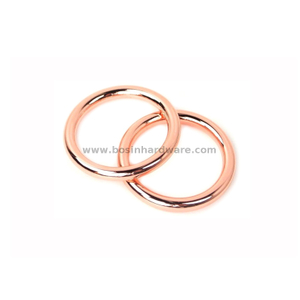New Rose Gold Purse Strap Hardware Round Rings Purse Ring