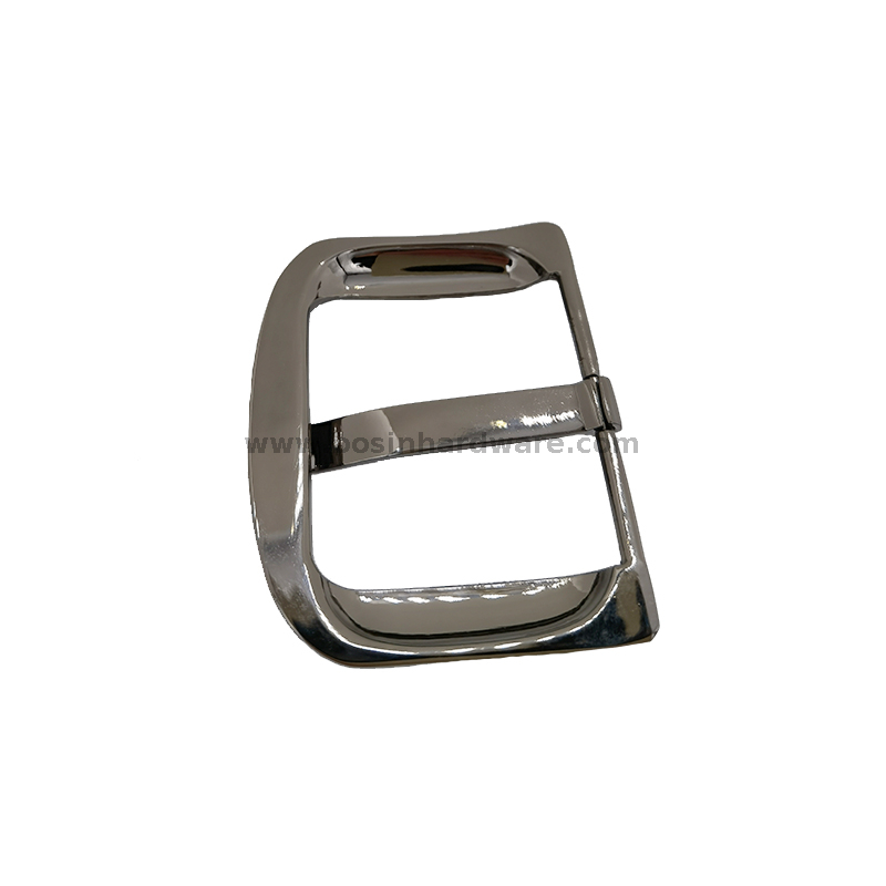 40mm Width Belt Buckles Pin Buckle with Polished Gunmetal Color