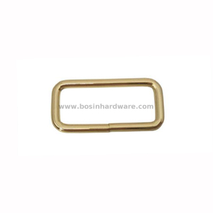 1 Inch Gold Square Rings Metal Rectangle Rings Strap Hardware for Clothes