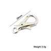 28mm Metal Lobster Shape Snap Hook for Ornament
