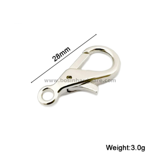 28mm Metal Lobster Shape Snap Hook for Ornament