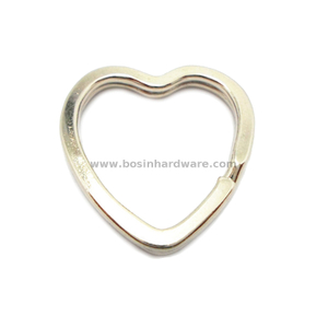 ECO Friendly Heart-shape Split Key Chain Ring