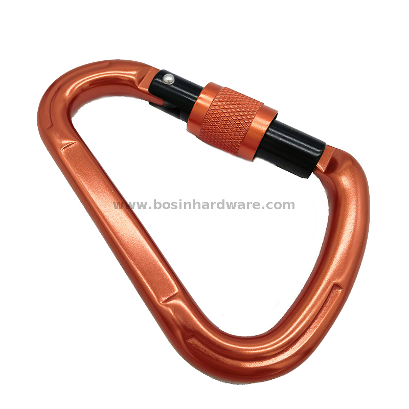 Metal Aluminum Mountaineering Screw Lock Carabiner