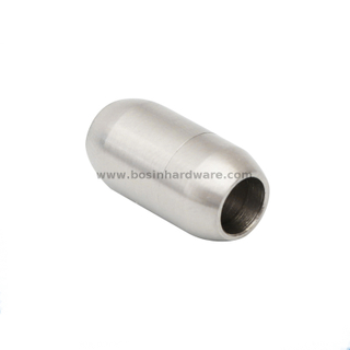 Stainless Steel Magnetic Leather Clasps Column Buckle Connectors