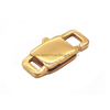 Polished PVD Gold Plated Stainless Steel Lobster Clasp with Square Shape