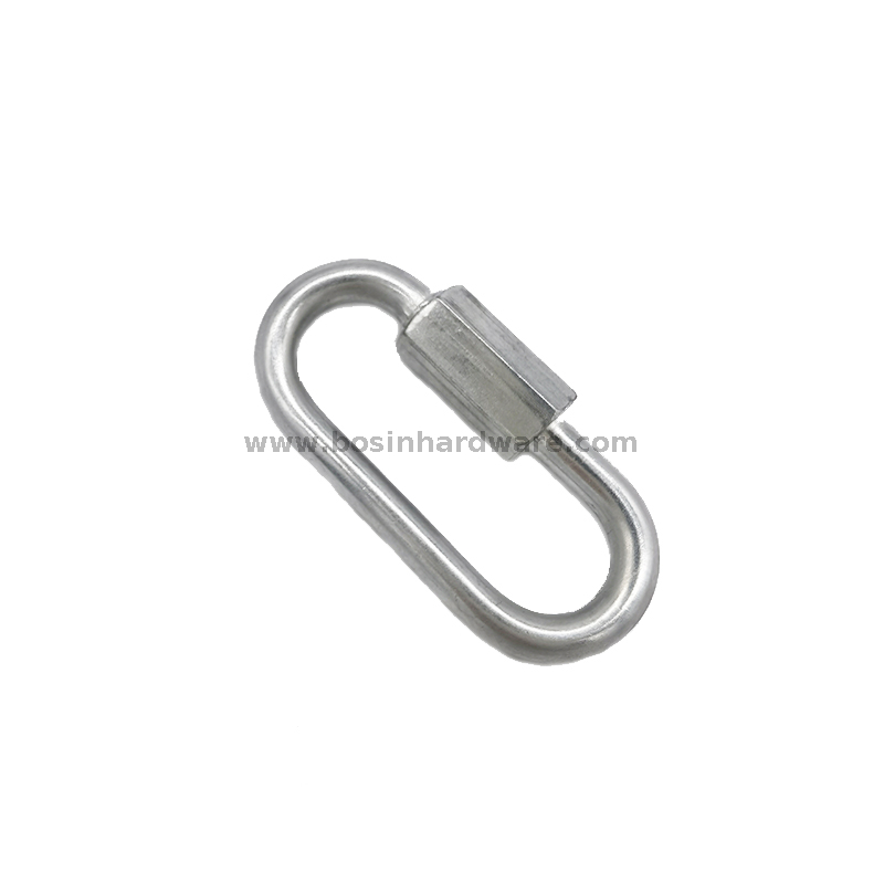Zinc plated Chain Links Carabiner Quick Link