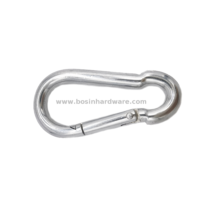 Spring Steel Zinc Plated Carabiner Hook