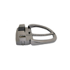 Leather Craft Hardware Pin Brushed Gunmetal Belt Buckle 