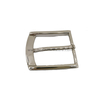 35mm Metal Pin Buckle Brushed Silver Hanging Plating Metal Belt Buckle