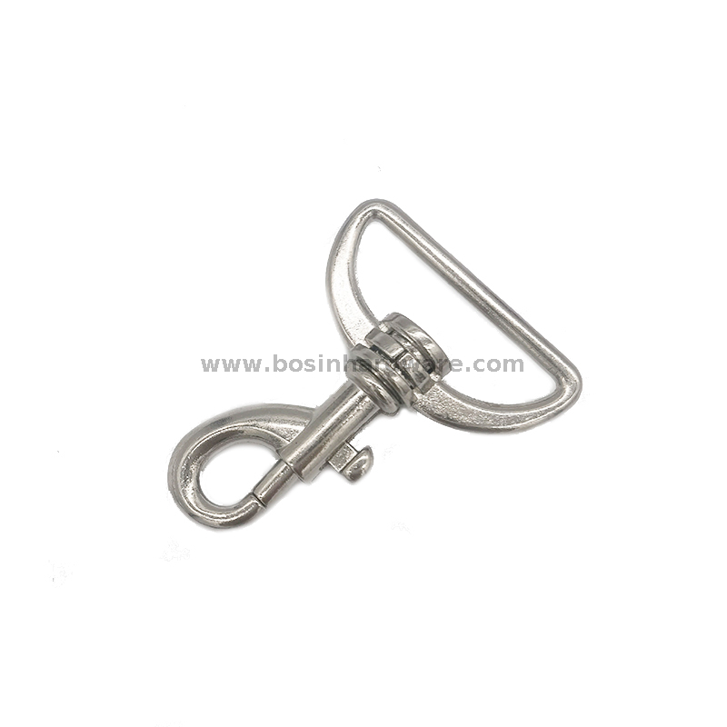 Semilunar Flat Rope Metal Swivel Hooks