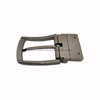 Luxury Polished Gunmetal Metal Reversible Pin Belt Buckle