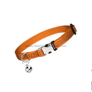 Quick Release Adjustable Nyloyn Dog Collar with Bell