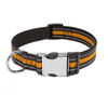 1 Inch Width Reflective Nylon Pet Collar with Engraved Logo Buckle