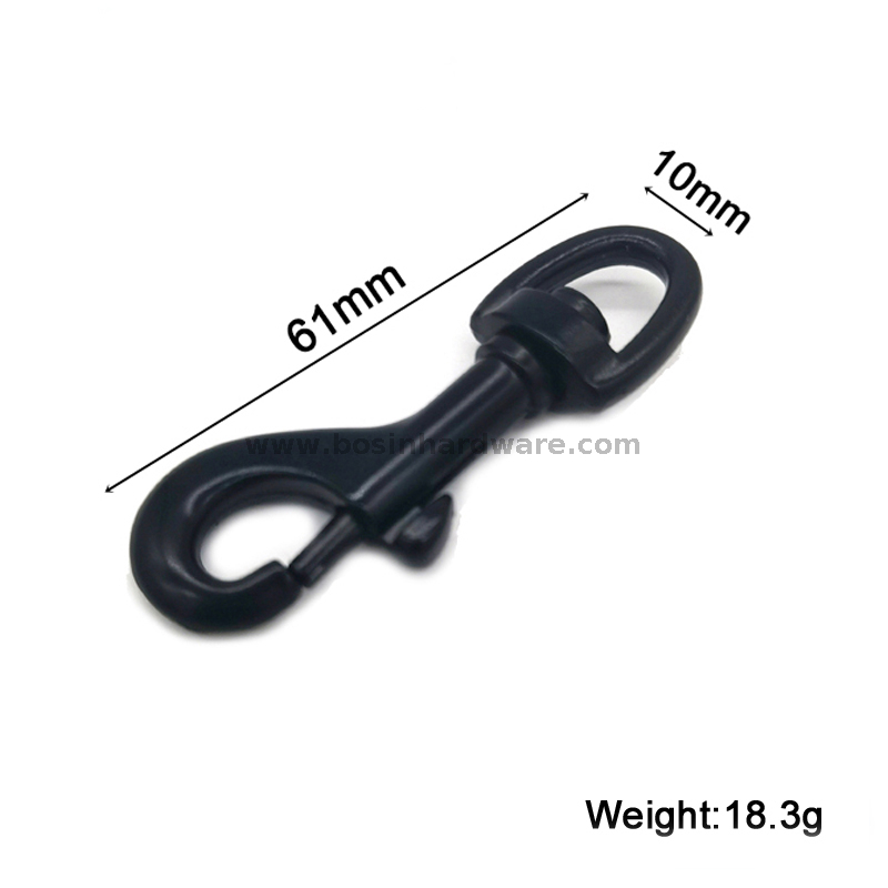 Black Coating Metal Snap Hook