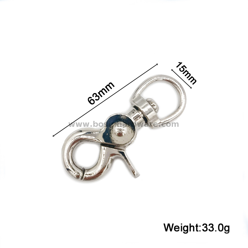 Swivel Eye Trigger Metal Snap Hook