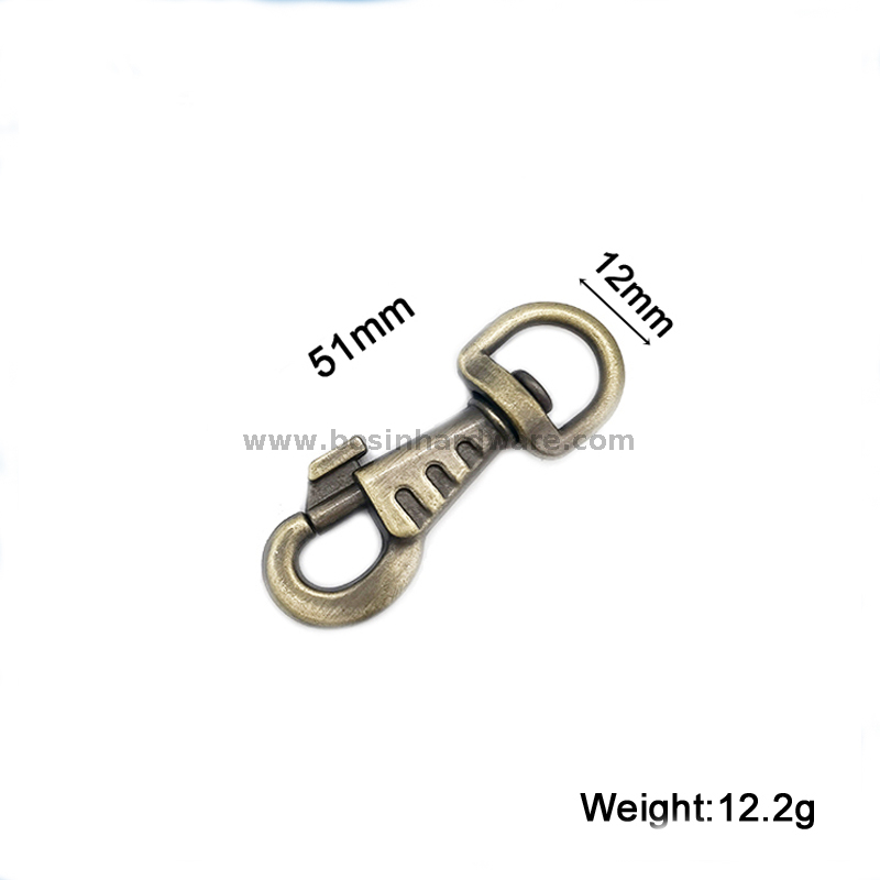 Antique Bronze DIY Craft Metal Snap Hook