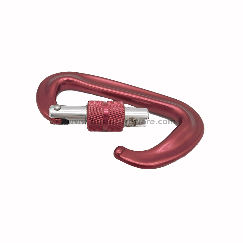 Outdoor Adventure Reliable Screw Asymmetrical Locking Carabiner
