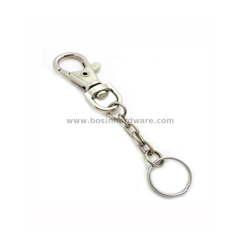 ECO Friendly Lobster Shape Clasp Split Key Ring Snap Hook Key Chain