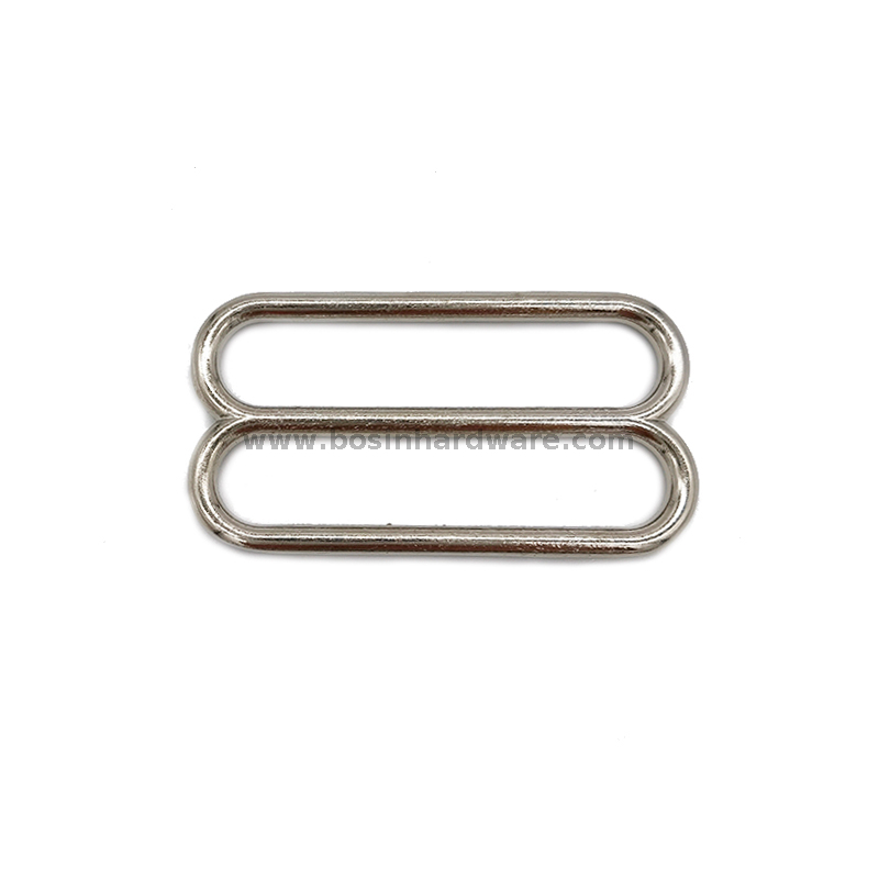 Glossy Alloy Widemouth Triglides Slides Ring Buckle