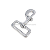Silver Plated Metal Snap Hook with Big Square Eye