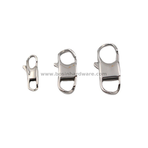 Unique Square Style 316 Stainless Steel Lobster Flat Clasp 