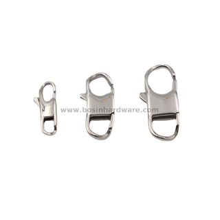 Unique Square Style 316 Stainless Steel Lobster Flat Clasp 