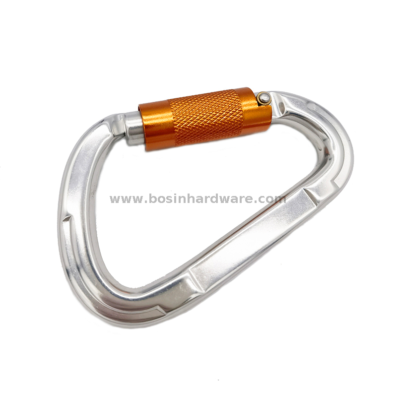 Marine Hardware Twist Gate Auto Locking Aluminum Carabiner