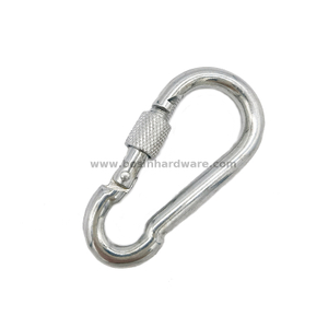 Heavy Duty Steel Snap Hook Carabiner with Lock 