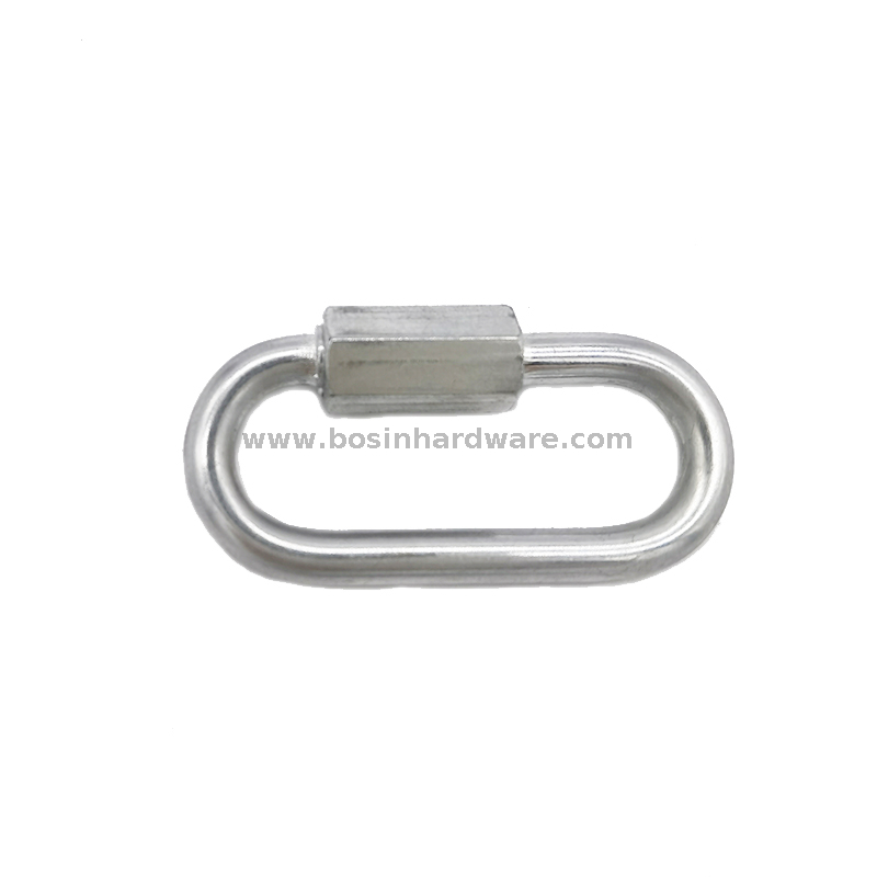 Zinc plated Chain Links Carabiner Quick Link