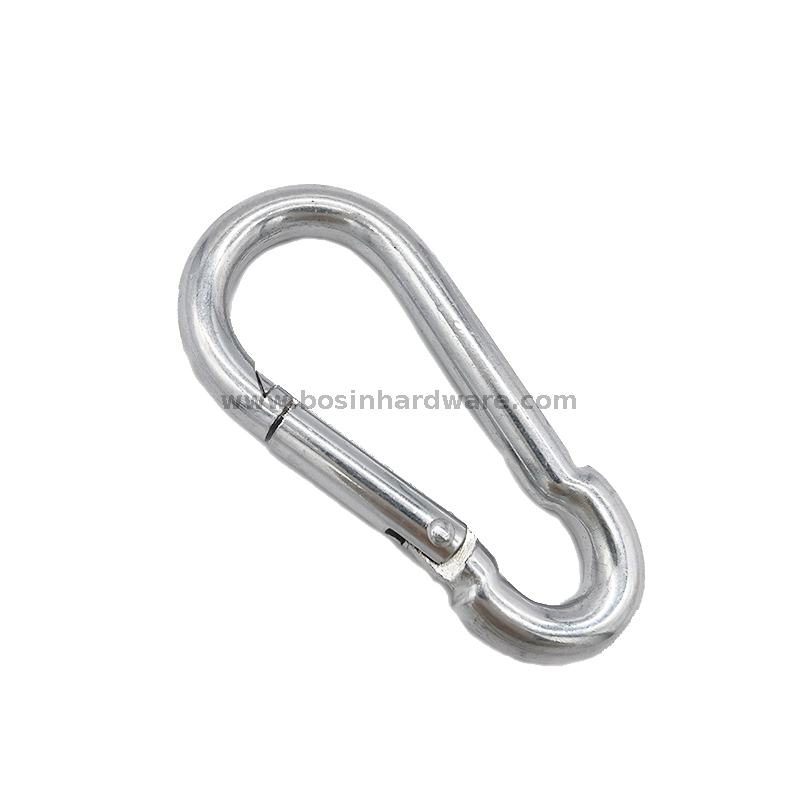 Spring Steel Zinc Plated Carabiner Hook