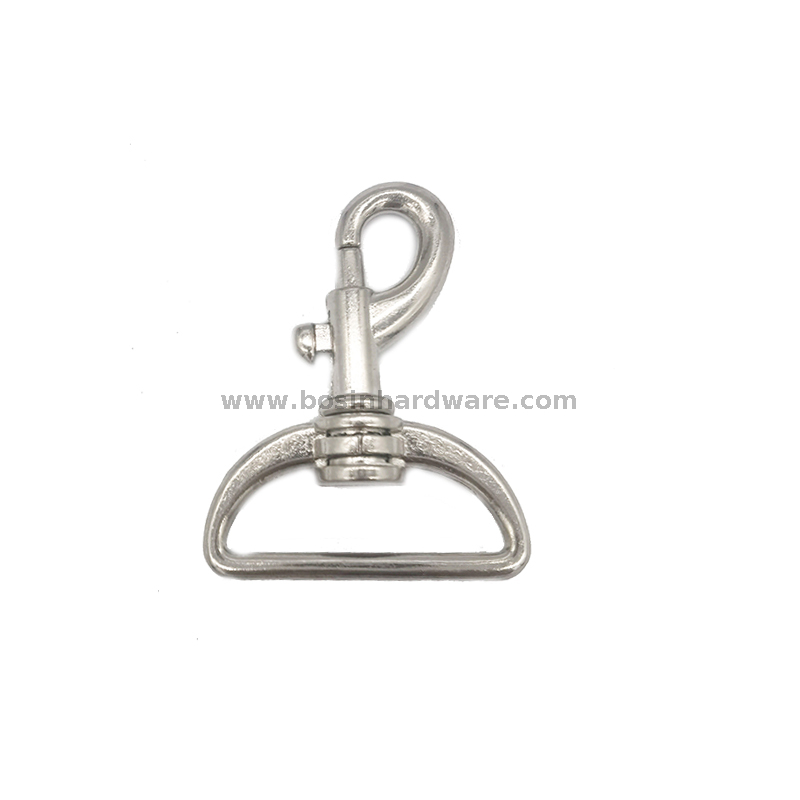 Semilunar Flat Rope Metal Swivel Hooks