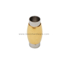 Popular Oval Stainless Steel Magnetic Clasps with Glue-in Ends