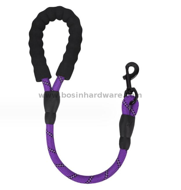 Wholesale Reflective Strong Rope Dog Leash with Soft Padded Handle