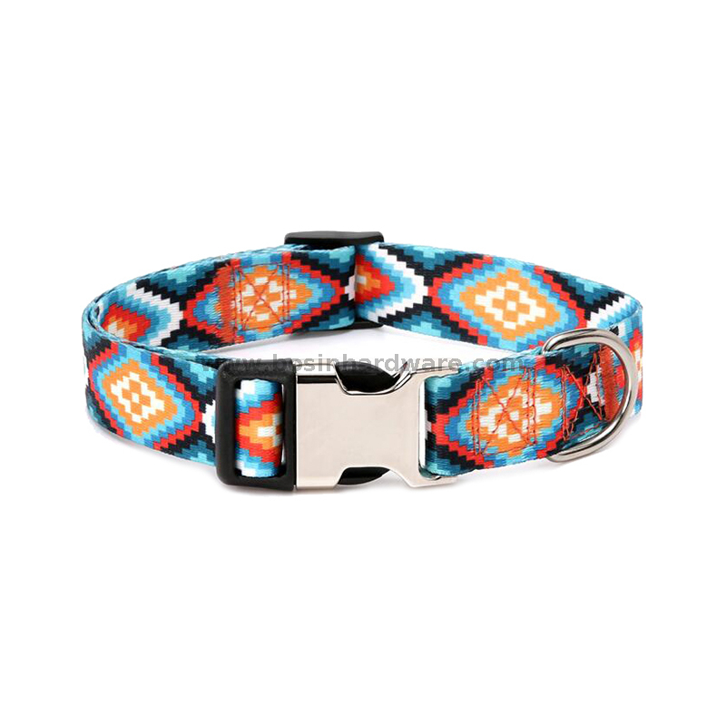 Customized Luxury Dog Collar with Metal Buckle