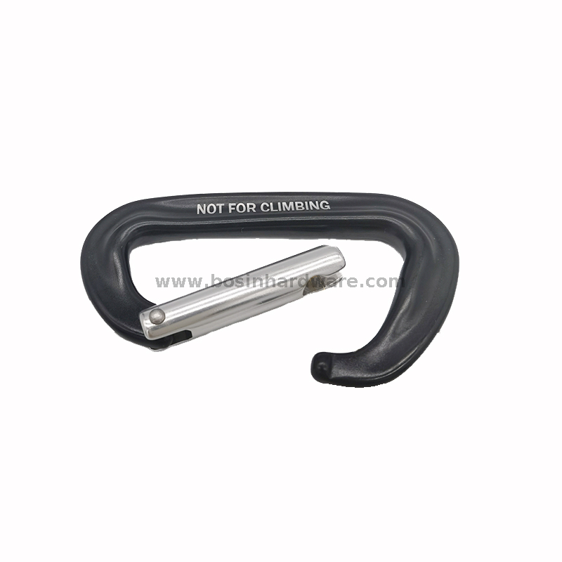 Customized Printing Logo Portable Straight Gate Karabiner