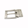 Brush Nickel Belt Hardware Pin Type Reversible Belt Buckle