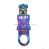 Rainbow Paracord Panic Snap Hook With Fixed-eye