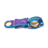 Rainbow Paracord Panic Snap Hook With Fixed-eye