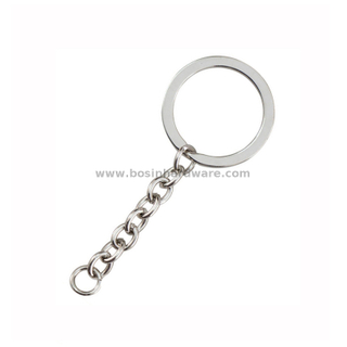 Wholesale Flat Split Ring with Keychain for Toys